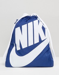 Синий спортивный рюкзак Nike Heritage