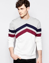 Джемпер с шевронными полосками ASOS