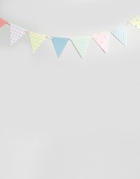 Гирлянда с флажками ограниченной серии - Розовый Asos
