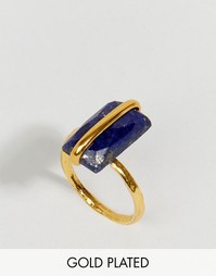 Кольцо с камнем Ottoman Hands Lapis - Золотой