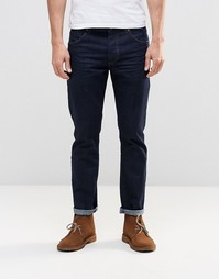 Темные зауженные джинсы Wrangler Boyton - Rinse broke
