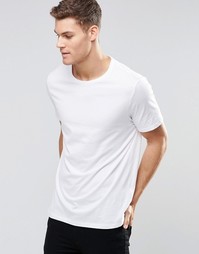 Белая футболка с круглым вырезом ASOS - Белый