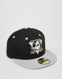 Кепка New Era 59 Fifty Anaheim Ducks - Черный
