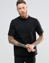 Черный свитшот с короткими рукавами Paul Smith - Черный