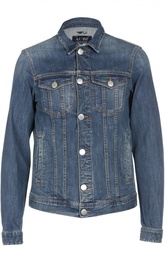 Джинсовка с контрастной прострочкой Armani Jeans