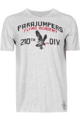 Хлопковая футболка с принтом Parajumpers