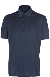 Хлопковое поло с манжетами Ermenegildo Zegna