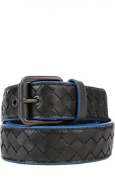 Кожаный ремень в технике intrecciato Bottega Veneta