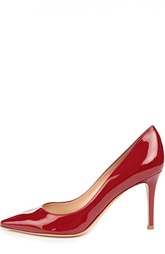Лаковые лодочки на шпильке Gianvito Rossi