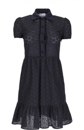 Кружевное приталенное платье-рубашка REDVALENTINO