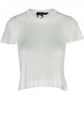 Укороченный топ с круглым вырезом Calvin Klein Collection
