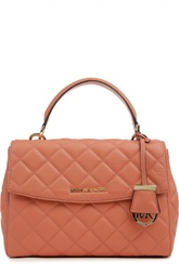 Кожаная сумка с прострочкой Michael Michael Kors