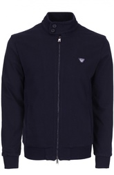 Хлопковый спортивный кардиган на молнии Armani Jeans