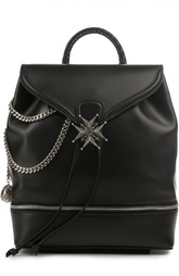 Кожаный рюкзак с металлическим декором Alexander McQueen