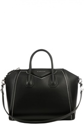Кожаная сумка с металлической отделкой Givenchy