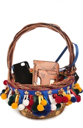 Плетеная сумка с набором аксессуаров Dolce &amp; Gabbana