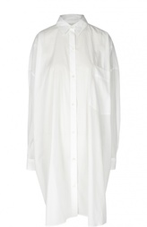 Платье-рубашка свободного кроя с нашивным карманом Dries Van Noten