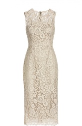 Приталенное кружевное платье Dolce &amp; Gabbana