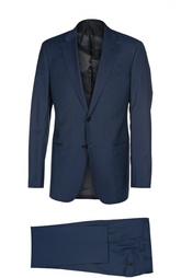 Шерстяной костюм с широкими лацканами Armani Collezioni