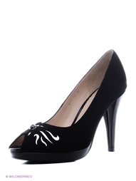 Черные Туфли Moda Donna