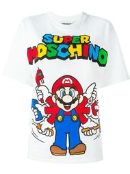 футболка с принтом super Moschino  Moschino