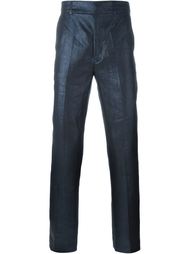брюки с металлическим отблеском  Paul Smith