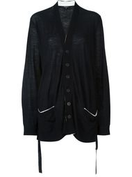 кардиган c V-образным вырезом  Ann Demeulemeester