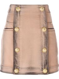 джинсовая юбка  Balmain