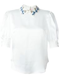 рубашка с декорированным воротником Olympia Le-Tan