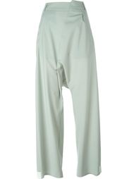 широкие брюки с заниженной проймой Mm6 Maison Margiela