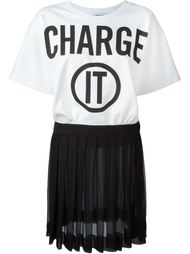 платье с принтом  Moschino