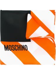 платок с принтом 'Clothed for Repairs' Moschino