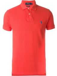 футболка-поло с вышитым логотипом  Polo Ralph Lauren