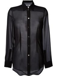 прозрачная рубашка  Mm6 Maison Margiela