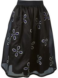 юбка с цветочной вышивкой  Jupe By Jackie