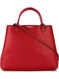 сумка-тоут с логотипом Emporio Armani