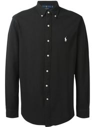 рубашка с вышивкой логотипа  Polo Ralph Lauren