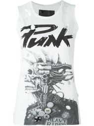 майка 'Punk' с принтом Philipp Plein