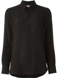 рубашка в горошек  Saint Laurent