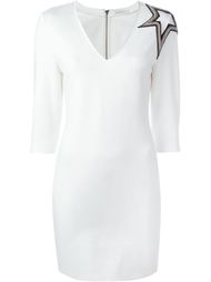 платье с аппликацией  Pierre Balmain