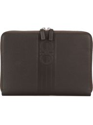 клатч на двойной молнии Salvatore Ferragamo