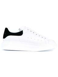 кожаные кеды с черной отделкой Alexander McQueen