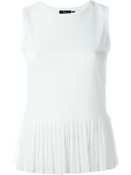 pleated hem top Theory