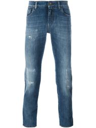 distressed slim fit jeans  Dolce &amp; Gabbana