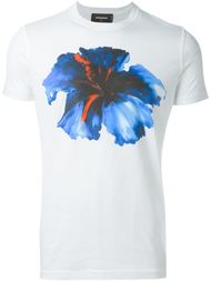 футболка с принтом  Dsquared2