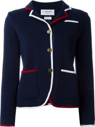 блейзер с контрастной окантовкой  Thom Browne