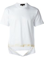 футболка с вырезными деталями Comme Des Garçons Homme Plus