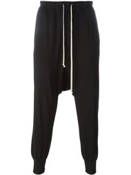 спортивные брюки с заниженной проймой Rick Owens DRKSHDW