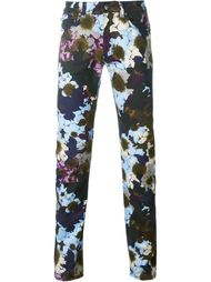 джинсы 'Flowerflage' Versace