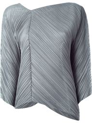 асимметричный плиссированный топ  Pleats Please By Issey Miyake